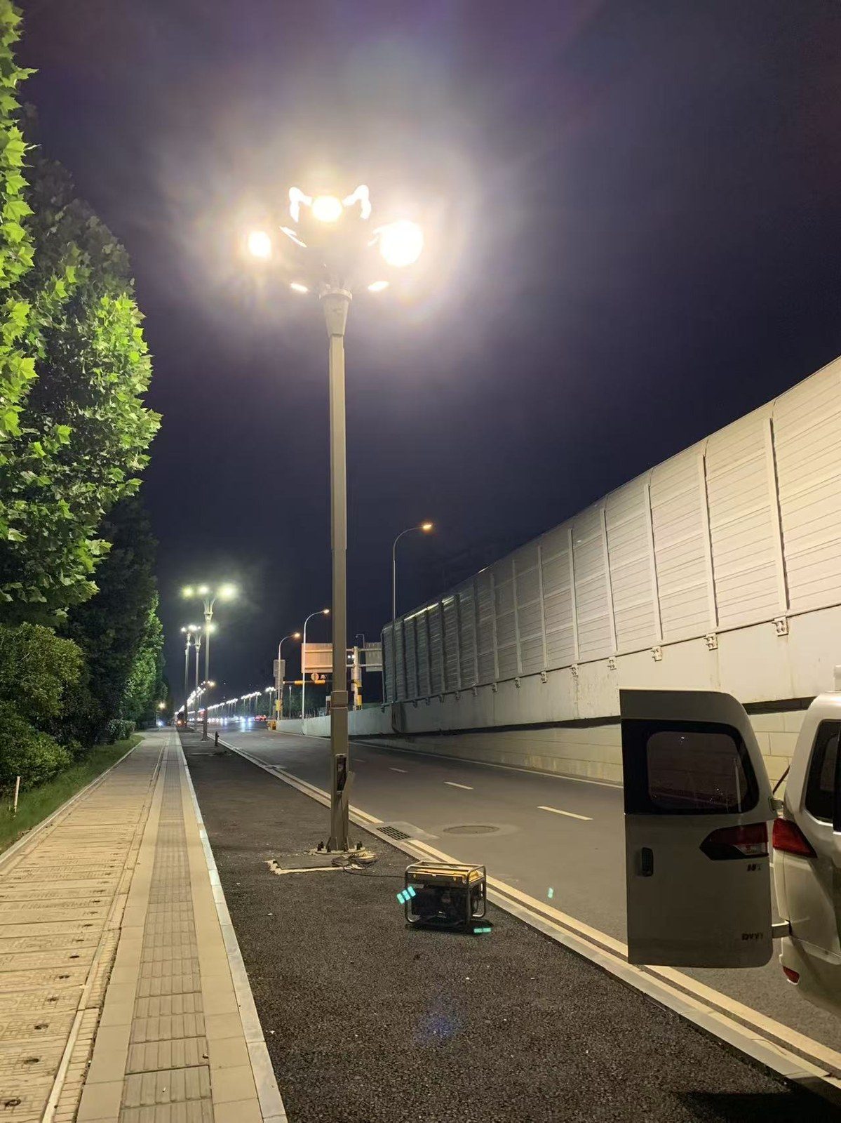 城市亮化工程夜景全景