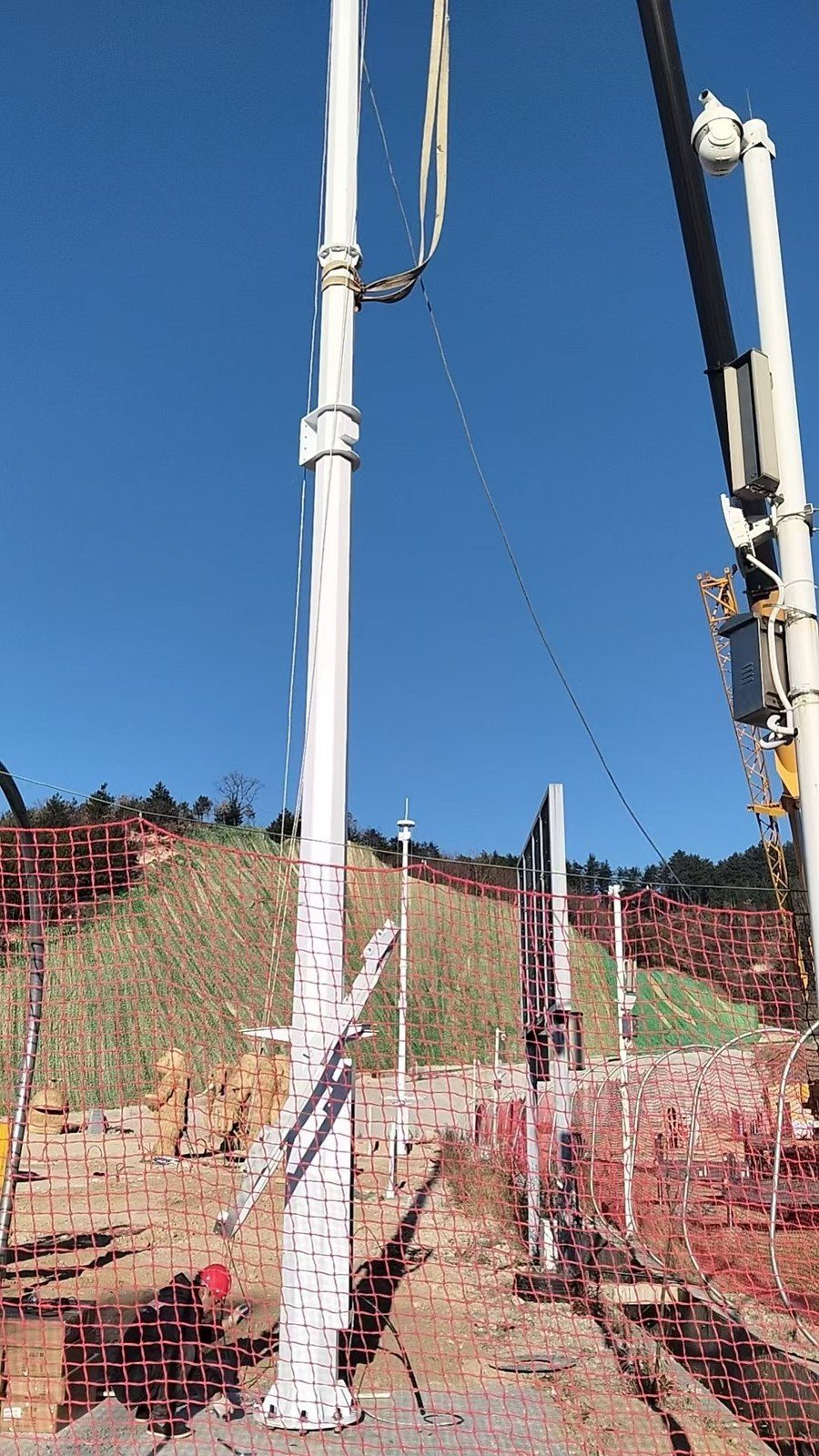 桃花冲滑雪场提档升级工程施工现场实景